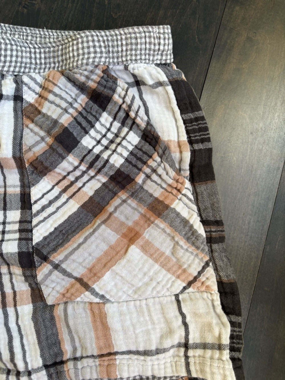 Aerie Plaid Drawstring Sleeping Shorts Size Large - Picture 4 of 7